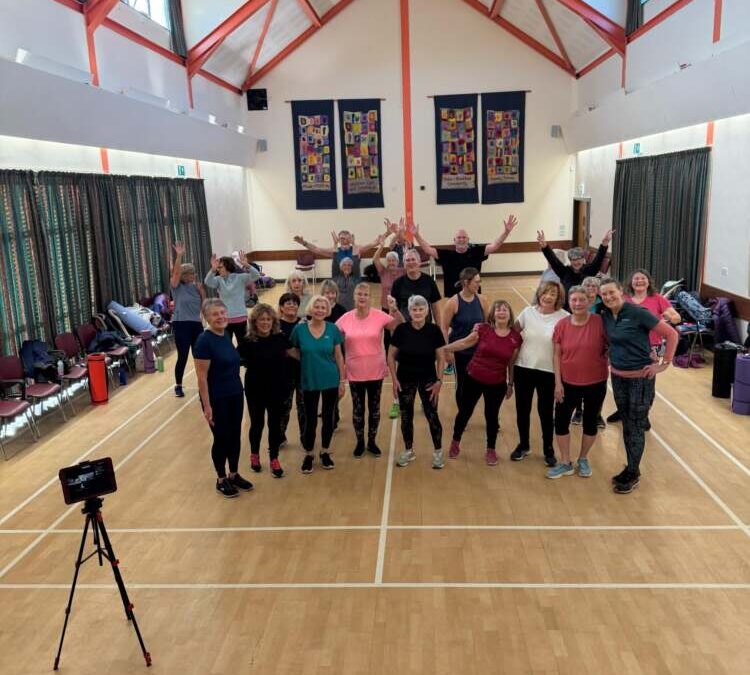 Over 50,s group fitness in Taunton