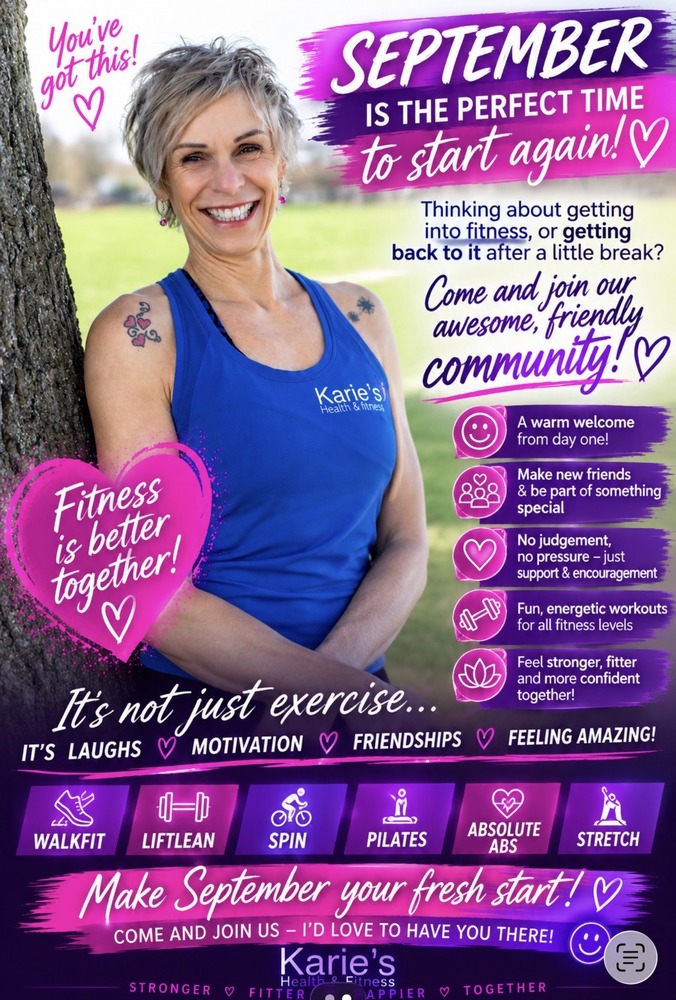 Back to fitness in September