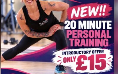 NEW! JUST £15 FOR 20 MINUTES OF PERSONAL TRAINING!